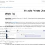 Microsoft Teams: Disable Private Chat (How To) | Microsoft Docs